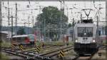 Hupac 182 600 in Rostock Hbf bei einer Rangierfahrt am 09.06.2012
